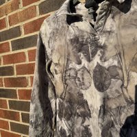 Land's End S Ecoprinted Longsleeve Polo Shirt