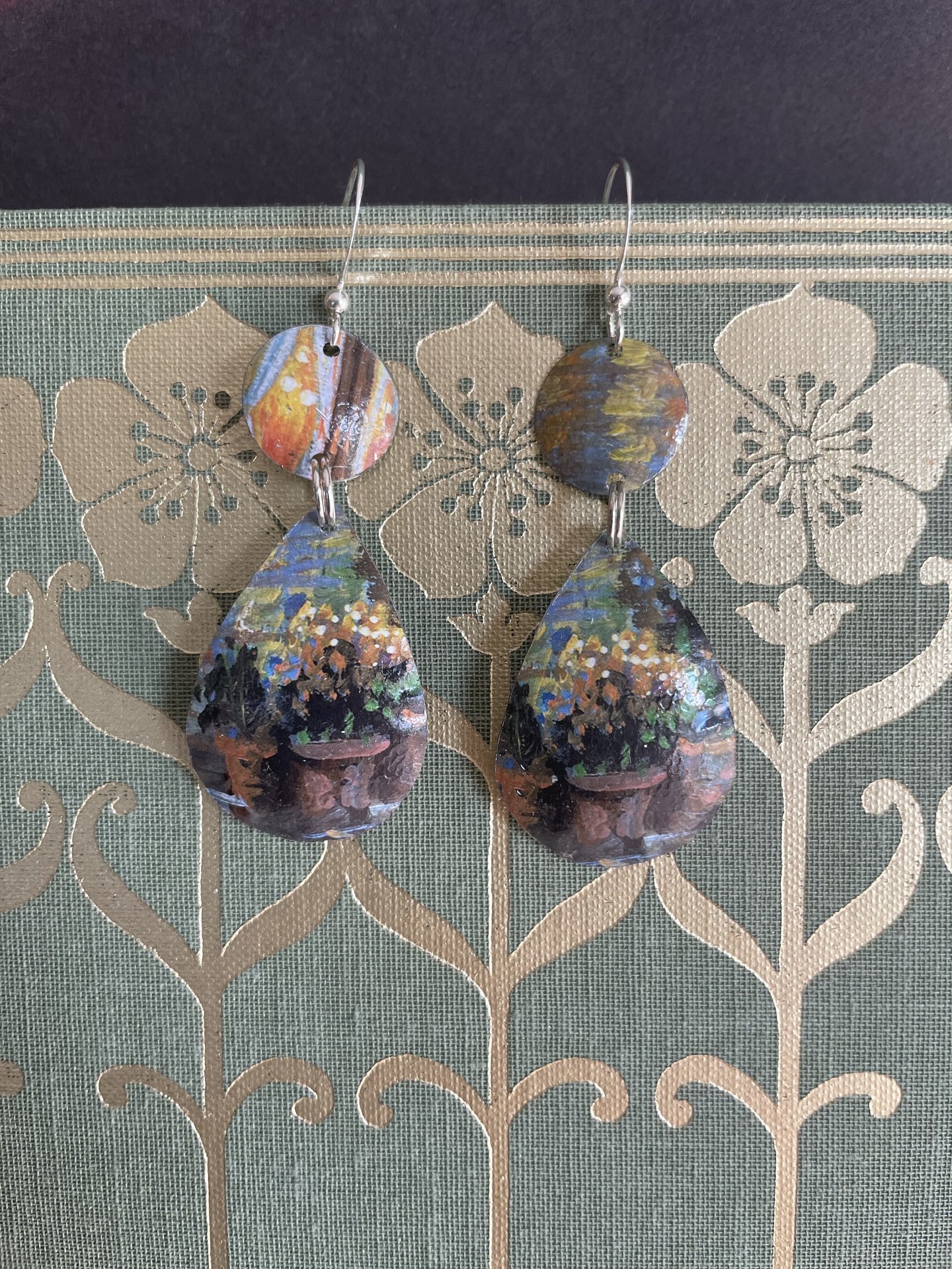 2nds: Dot Drop Gay Paris Tin Earrings