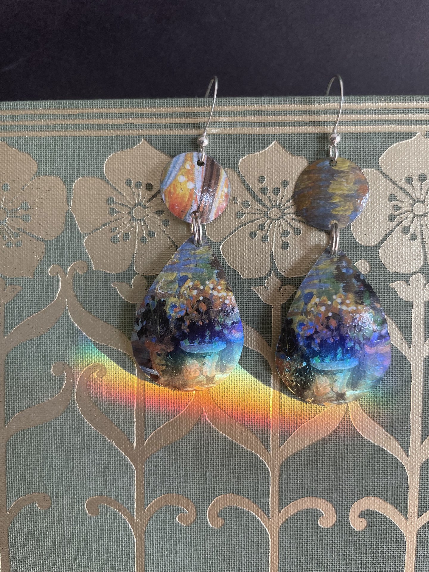 2nds: Dot Drop Gay Paris Tin Earrings