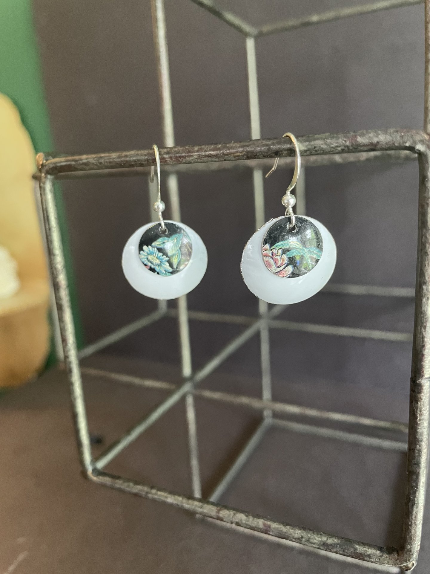Nested Mantis Tin Earring