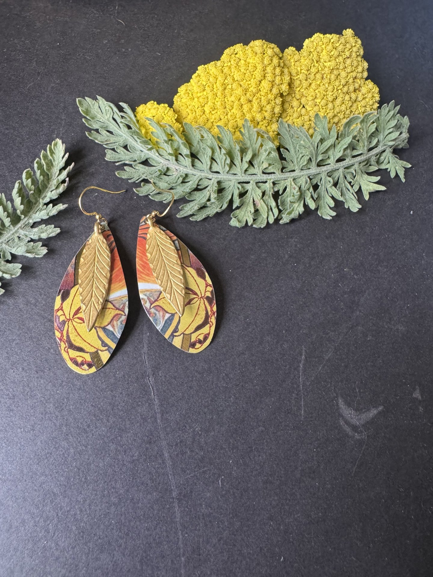 Leaf Lefèvre Tin Earrings