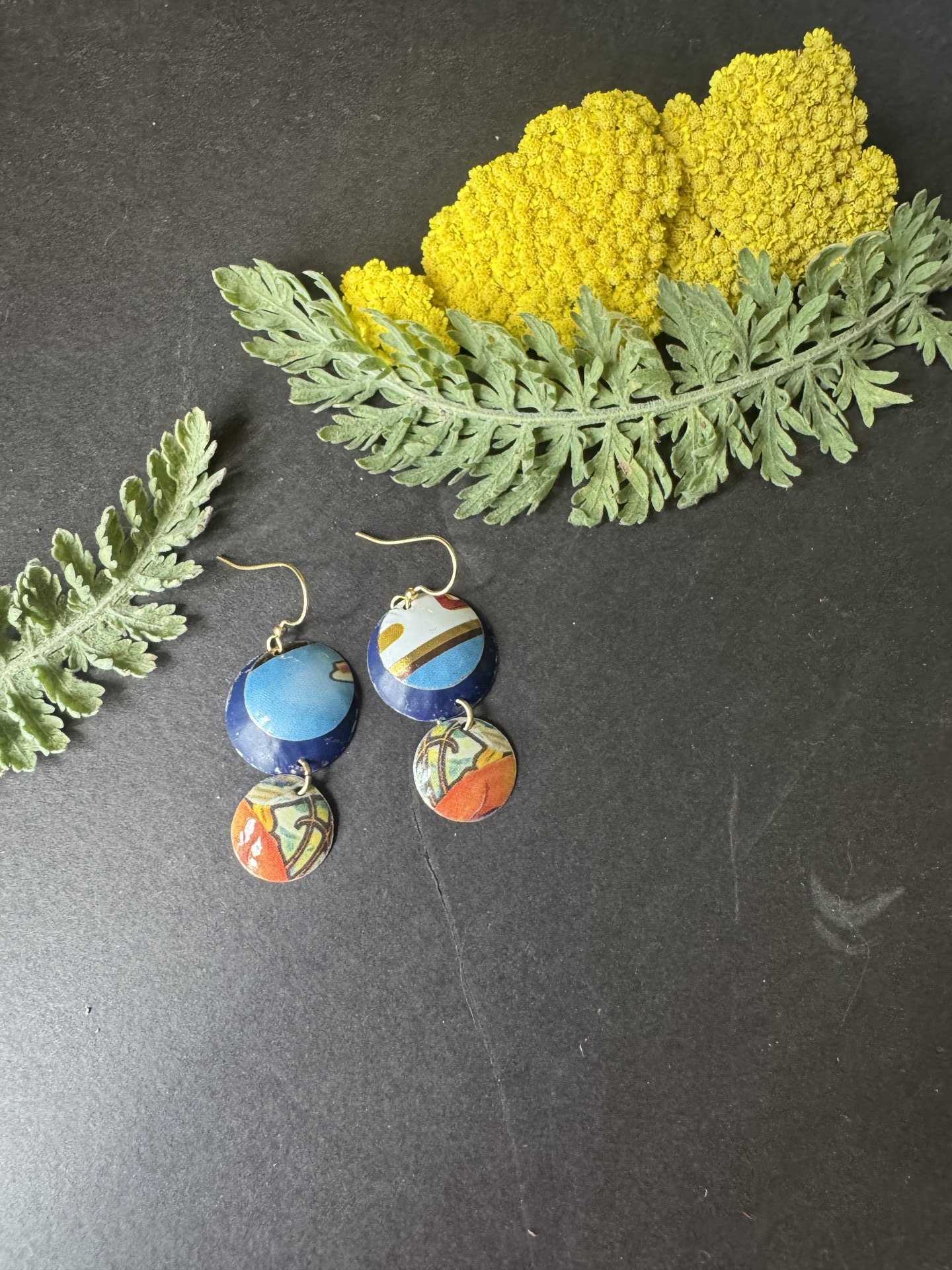Sky Lefèvre Tin Earrings