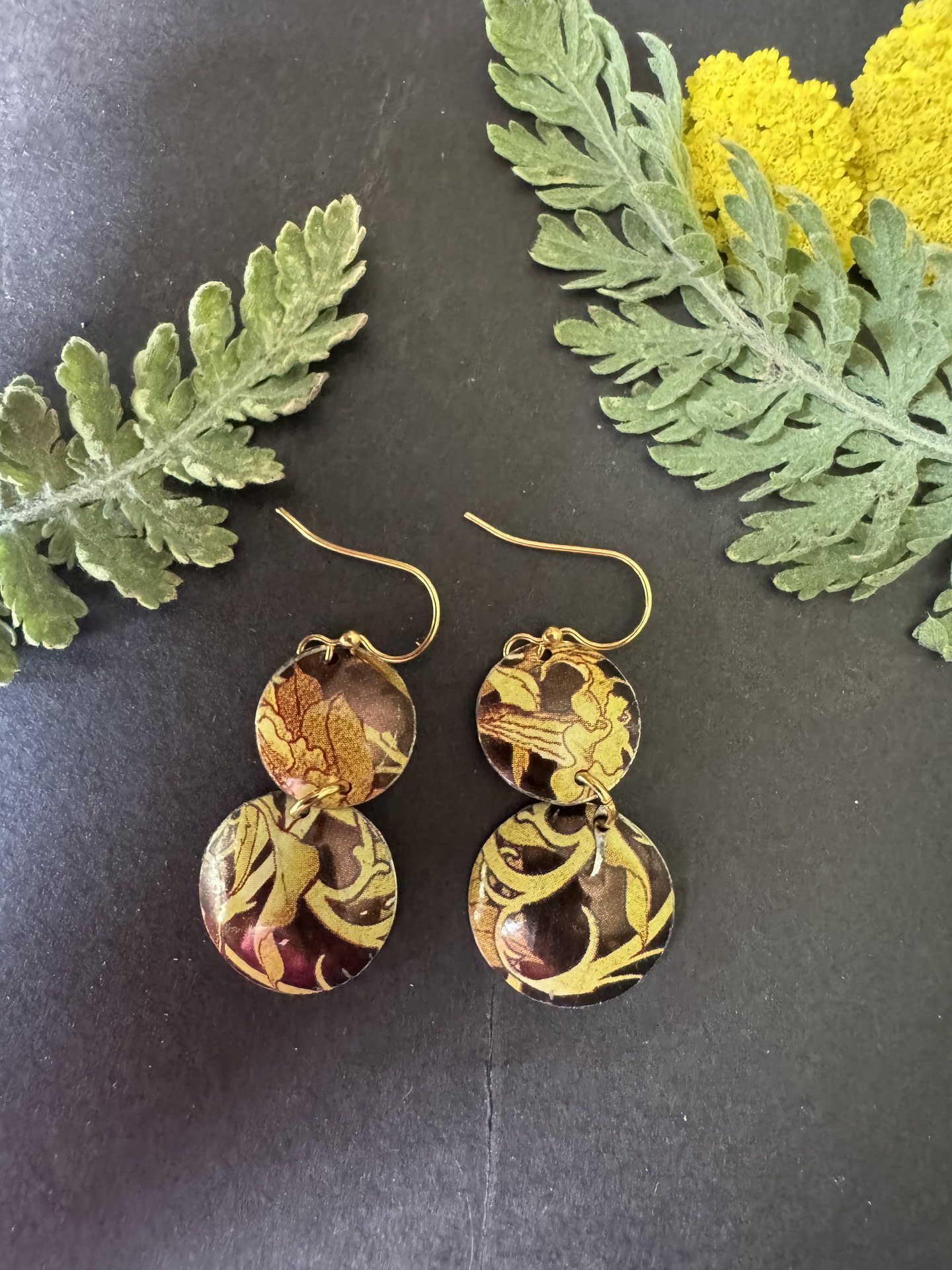 Dot Dot Datura Lefèvre Tin Earrings