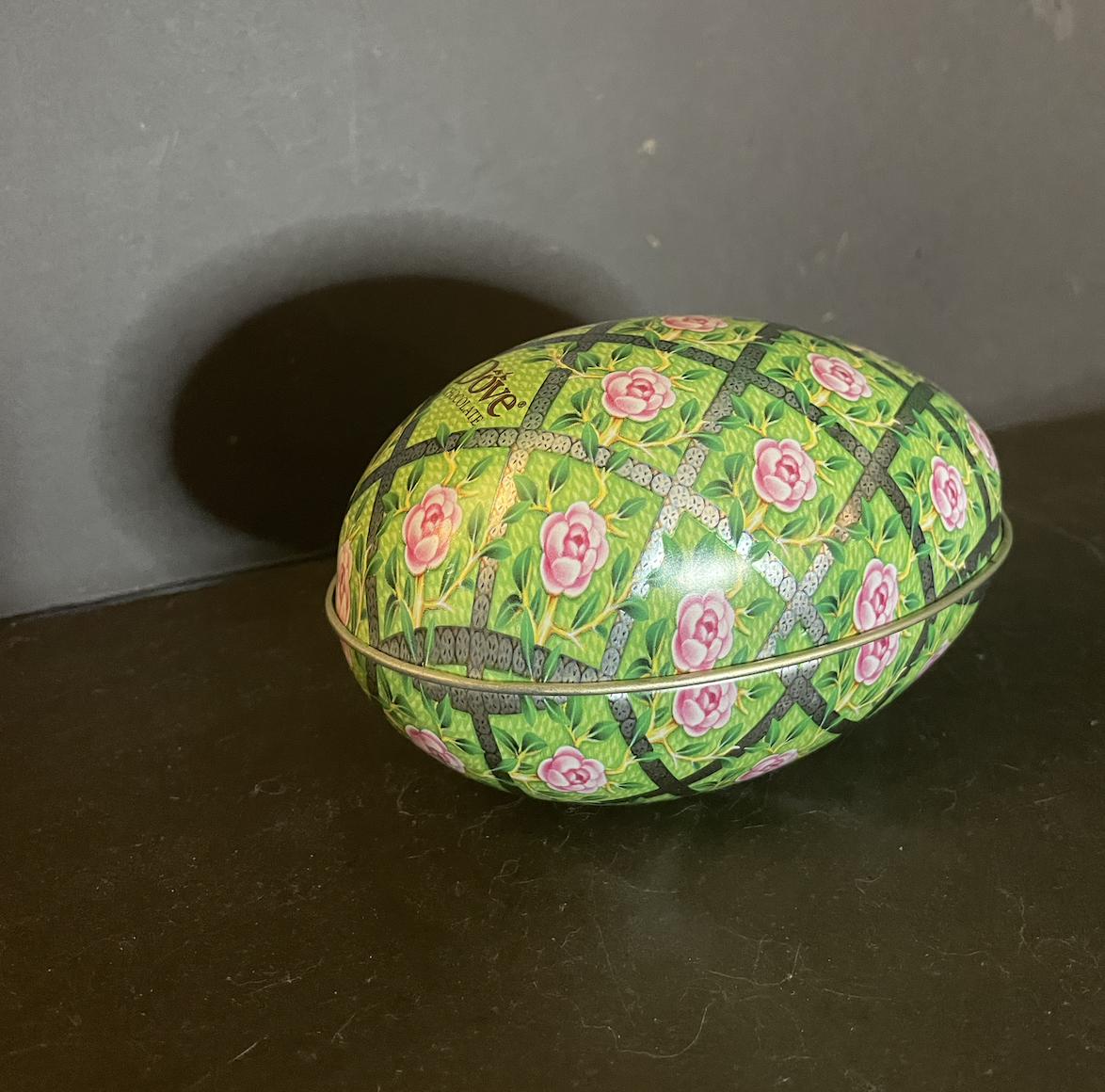 Nested B Easter Egg Tin Earrings