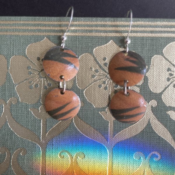 2nds: Sawtooth Palm Tin Earrings