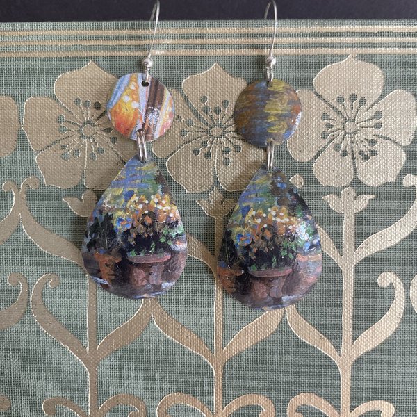 2nds: Dot Drop Gay Paris Tin Earrings