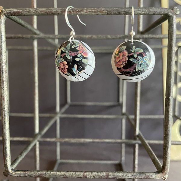 Nested Mantis Tin Earring