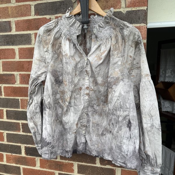 Gap S Ecoprinted Longsleeve Button Up Shirt